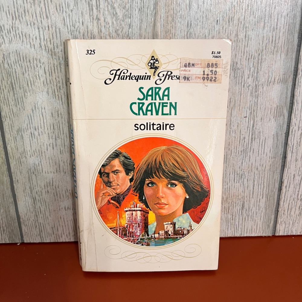 Solitaire by Sara Craven Harlequin Presents 325 Vintage 1979 Romance Paperback